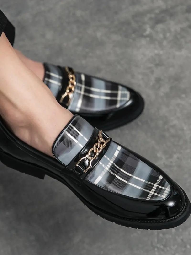 Men’s Slip On Loafers Casual Dress Shoes Comfortable Work Footwear