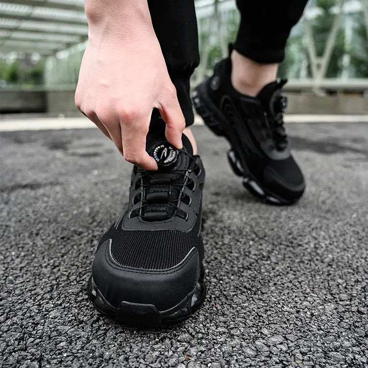 Steel Toe Safety Shoes Outdoor Non-slip Sole Sports Work Shoes - Solorfit