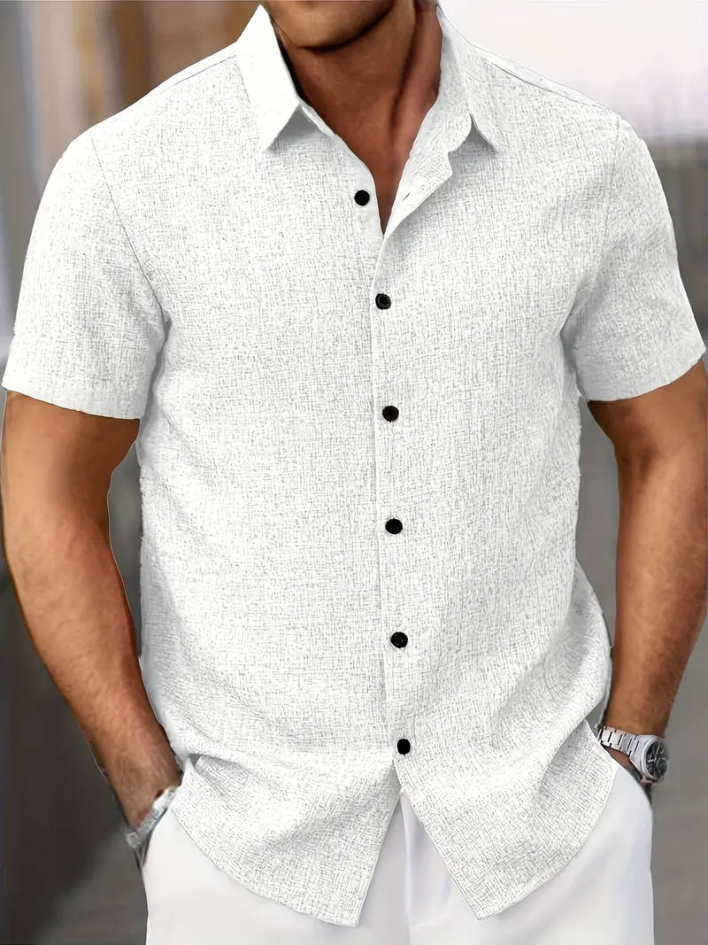 Men’s Lightweight Classic Short Sleeve Shirt – Perfect Summer Top