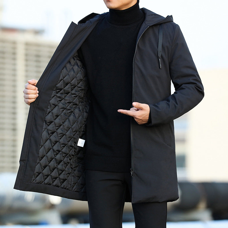 Cole Weatherproof long Coat | Men’s Insulated Winter Outerwear