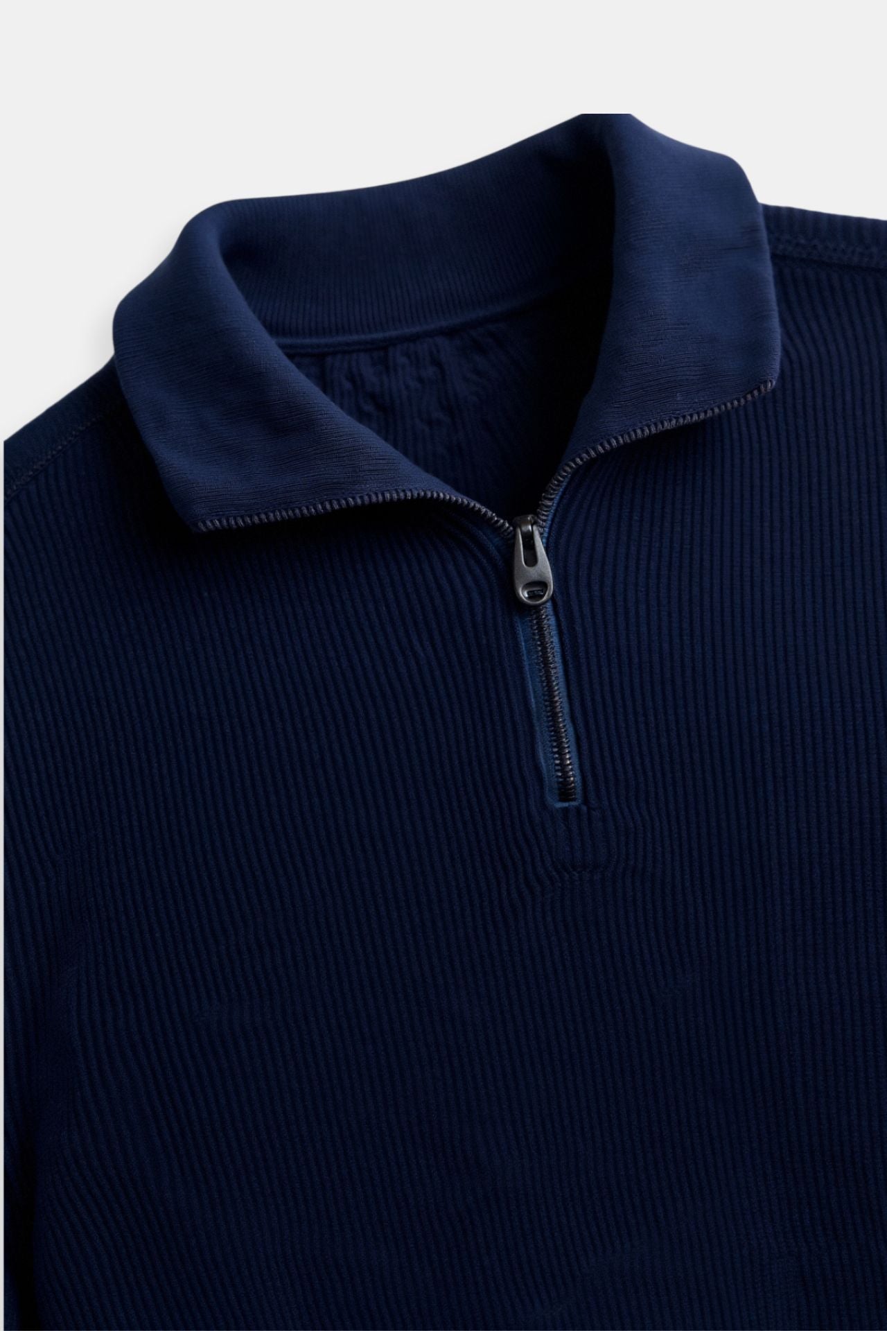 Old Money Classic Men Knitted Wool Zip Sweater