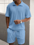 Vero – Men's Summer Set with Short Sleeve Shirt & Shorts - Solorfit