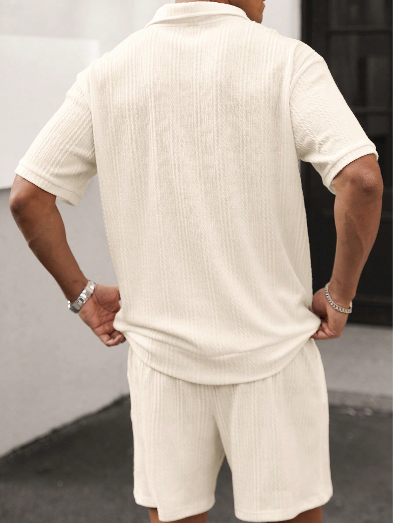 Vero – Men's Summer Set with Short Sleeve Shirt & Shorts - Solorfit