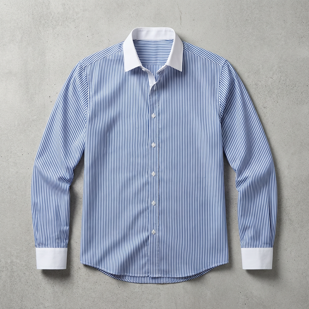 Serafina Cotton Striped Knit Shirt Blouse