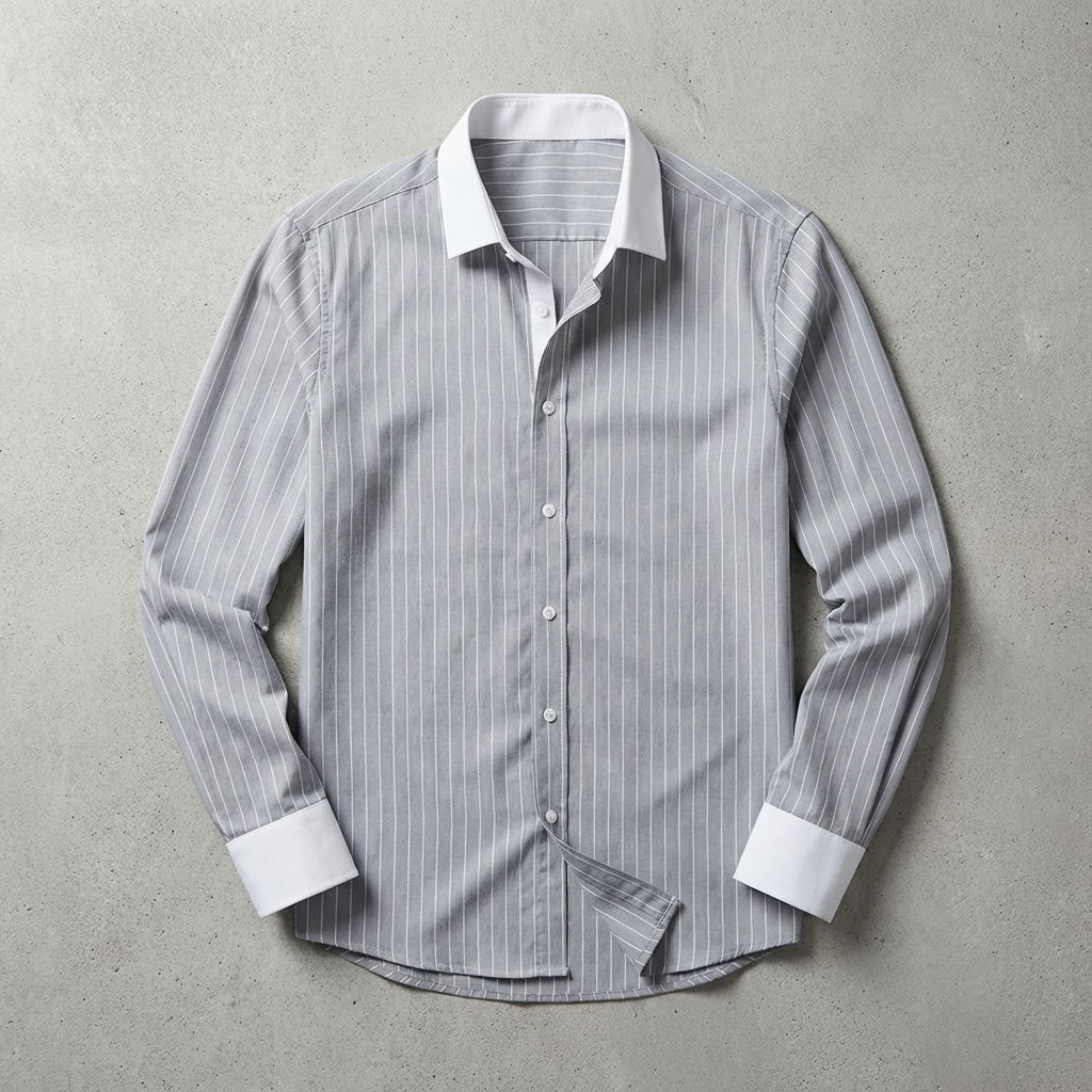 Serafina Cotton Striped Knit Shirt Blouse