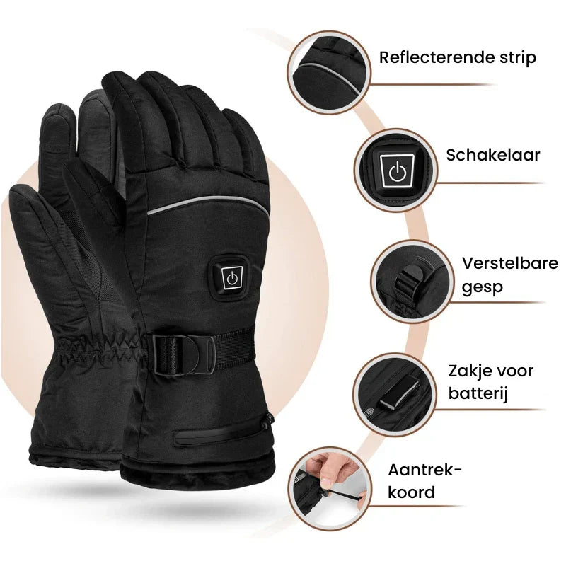 Unisex Heated Gloves Rechargeable Outdoor Sports Gloves