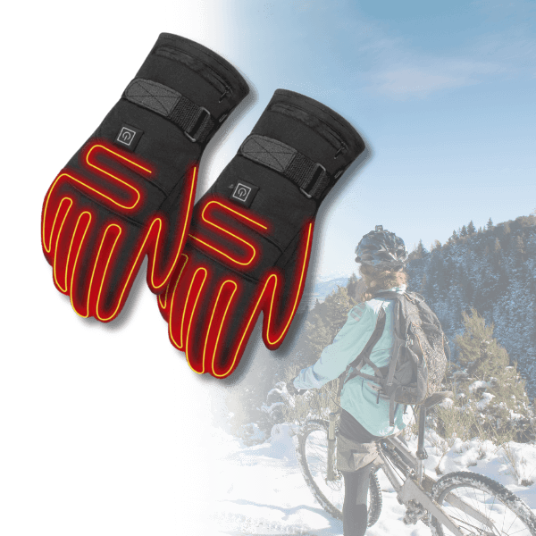 Unisex Heated Gloves Rechargeable Outdoor Sports Gloves