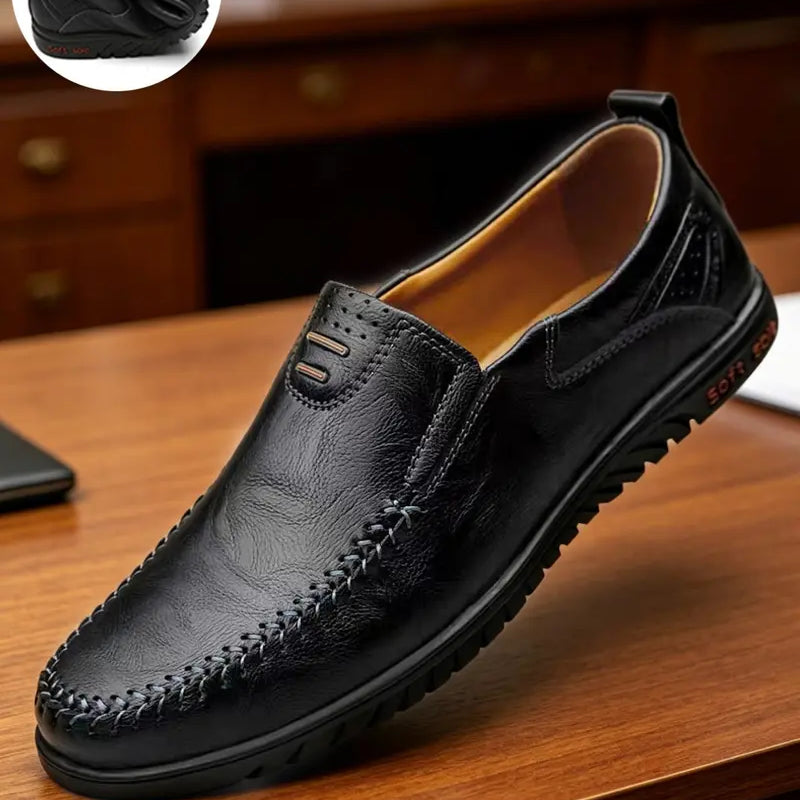 Men’s Slip On Casual Loafers Comfortable Everyday Work Shoes