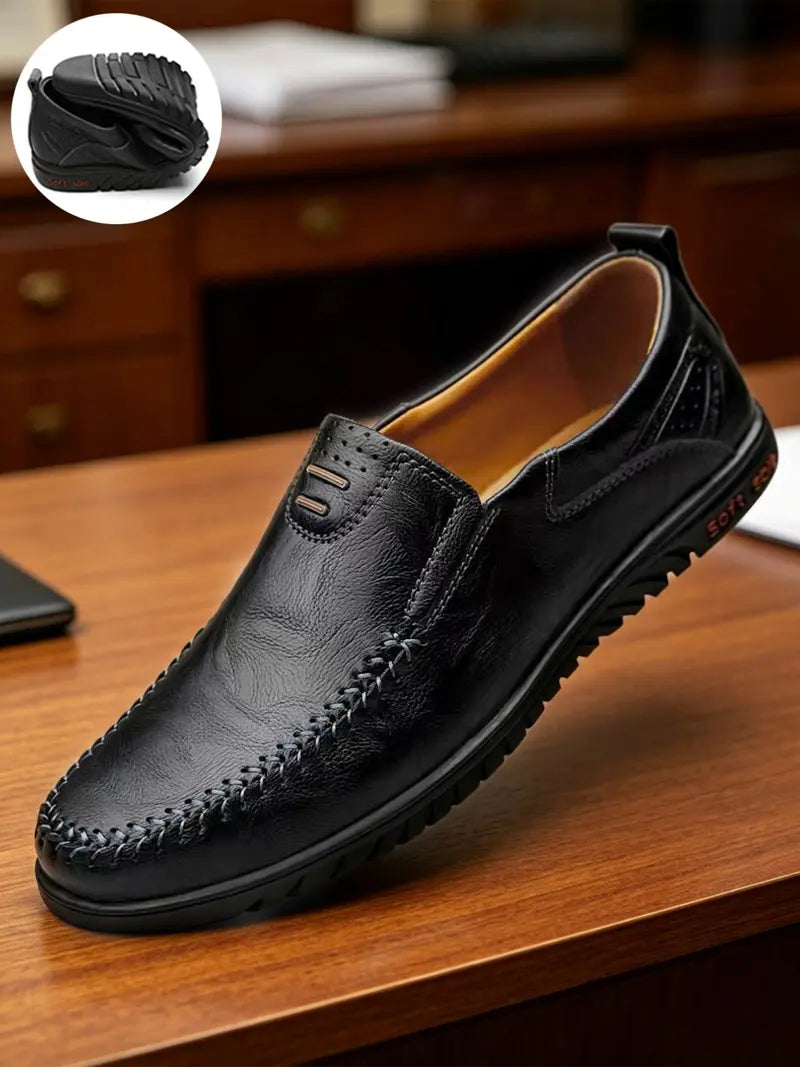 Men’s Slip On Casual Loafers Comfortable Everyday Work Shoes