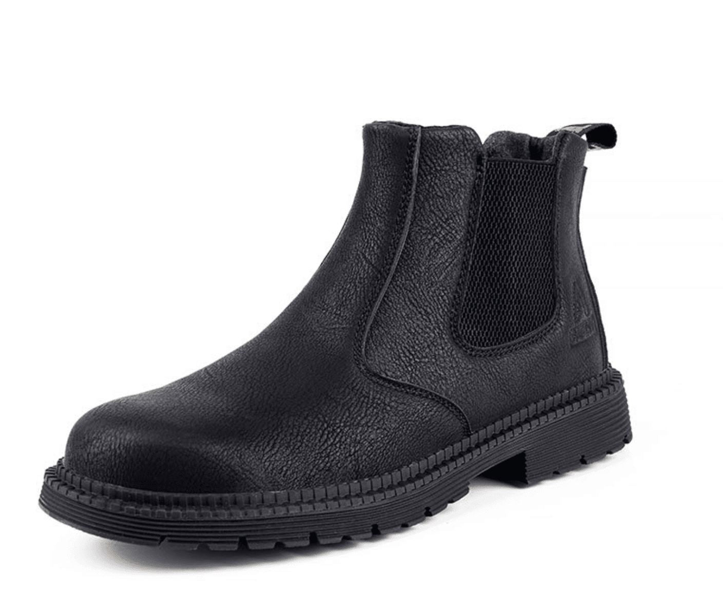 Thomas Orthopedic Leather Safety Boots – Steel Toe Work Footwear - Solorfit