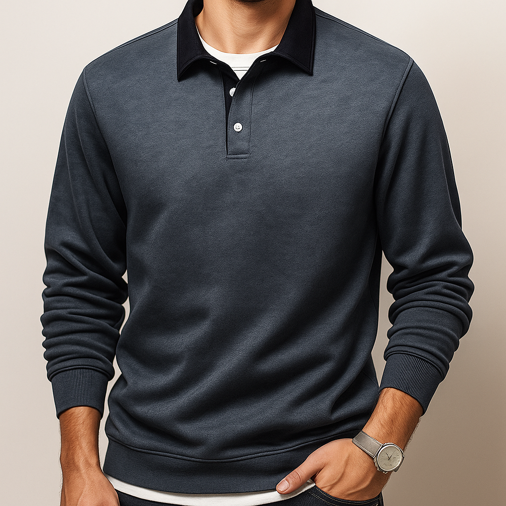 Heritage Men Lightweight Collar Sweatshirt - Solorfit