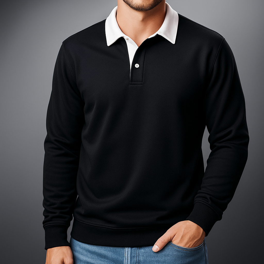 Heritage Men Lightweight Collar Sweatshirt - Solorfit