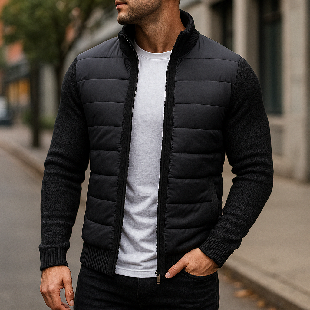 Solorfit - Fleece Zip Puffer Jacket