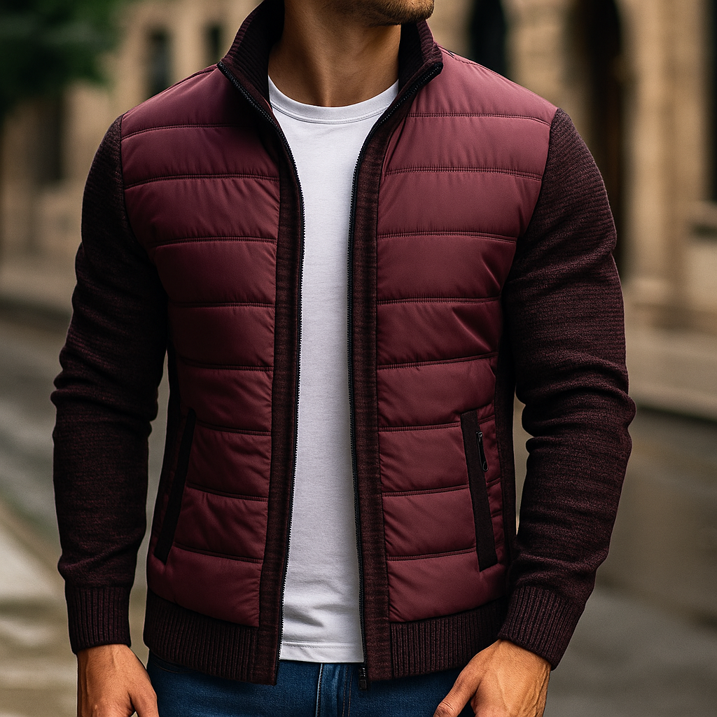 Solorfit - Fleece Zip Puffer Jacket