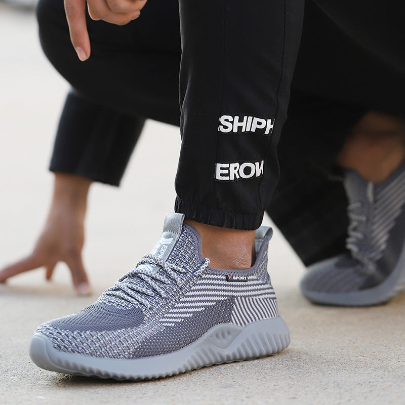Men’s Slip On Walking Shoes Lightweight Breathable Casual Sneakers