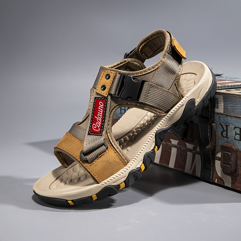 Men’s Orthopedic Outdoor Sport Sandals Adjustable Hook and Loop Comfort Shoes