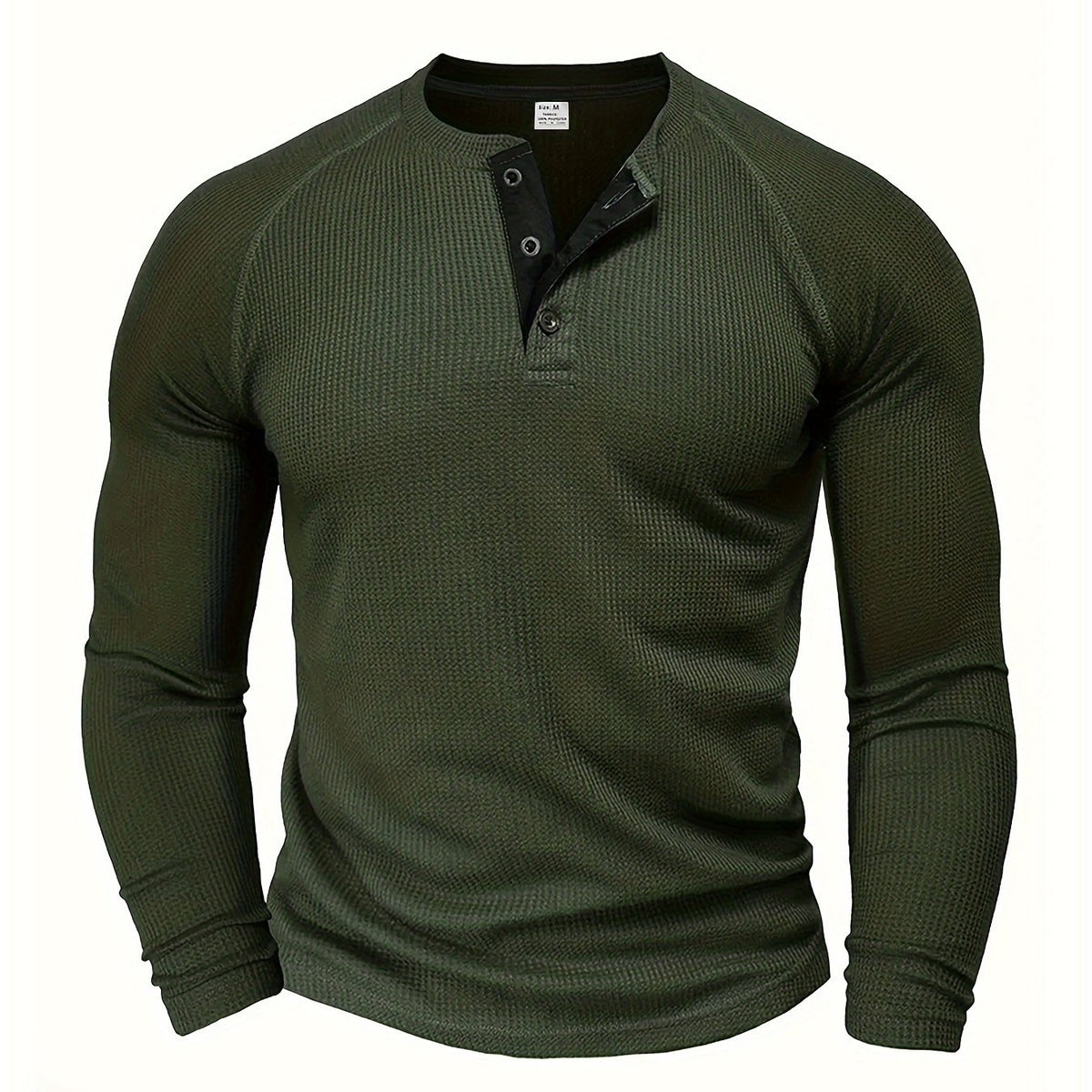 Men’s V Neck Shirt Long Sleeve Casual Everyday Wear Top