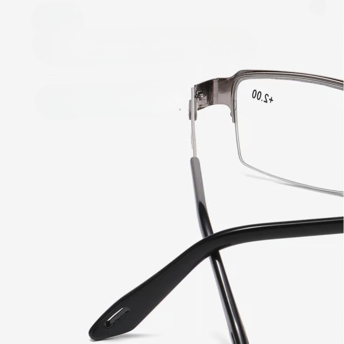 Rectangle Eyeglass Frames Lightweight Half Rim Optical Glasses