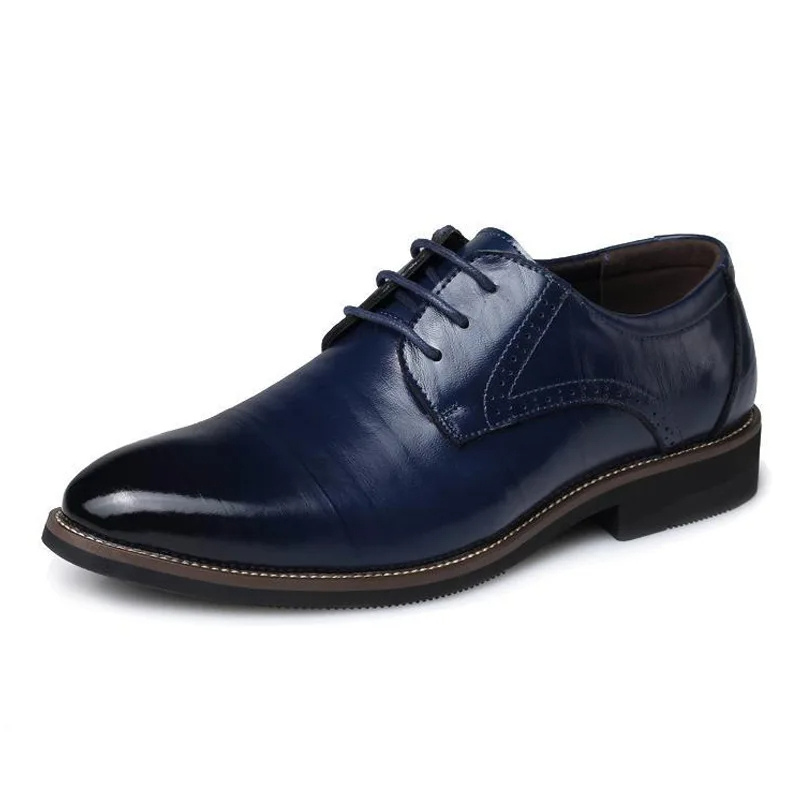 Men's Smart Vegan Leather Oxford Shoes with Classic Lace-Up Closure | Eco-Friendly Materials for All Seasons - Solorfit