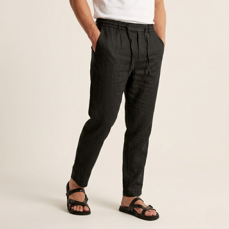 Men’s Linen Pants – Stylish Drawstring Trousers