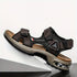 Solorfit | Men's Leather Orthopedic Open-Toe Sport Sandals – Adjustable Straps & Air Cushion Sole - Solorfit