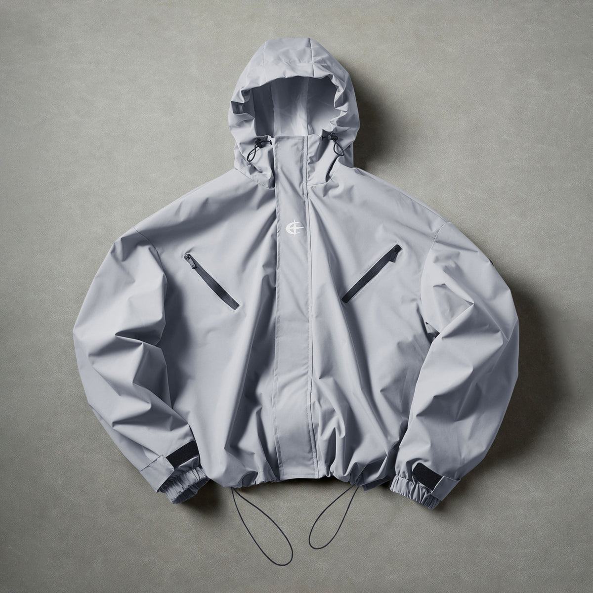 Men’s Hooded Windbreaker Jacket Casual Outdoor Zip Up Outerwear