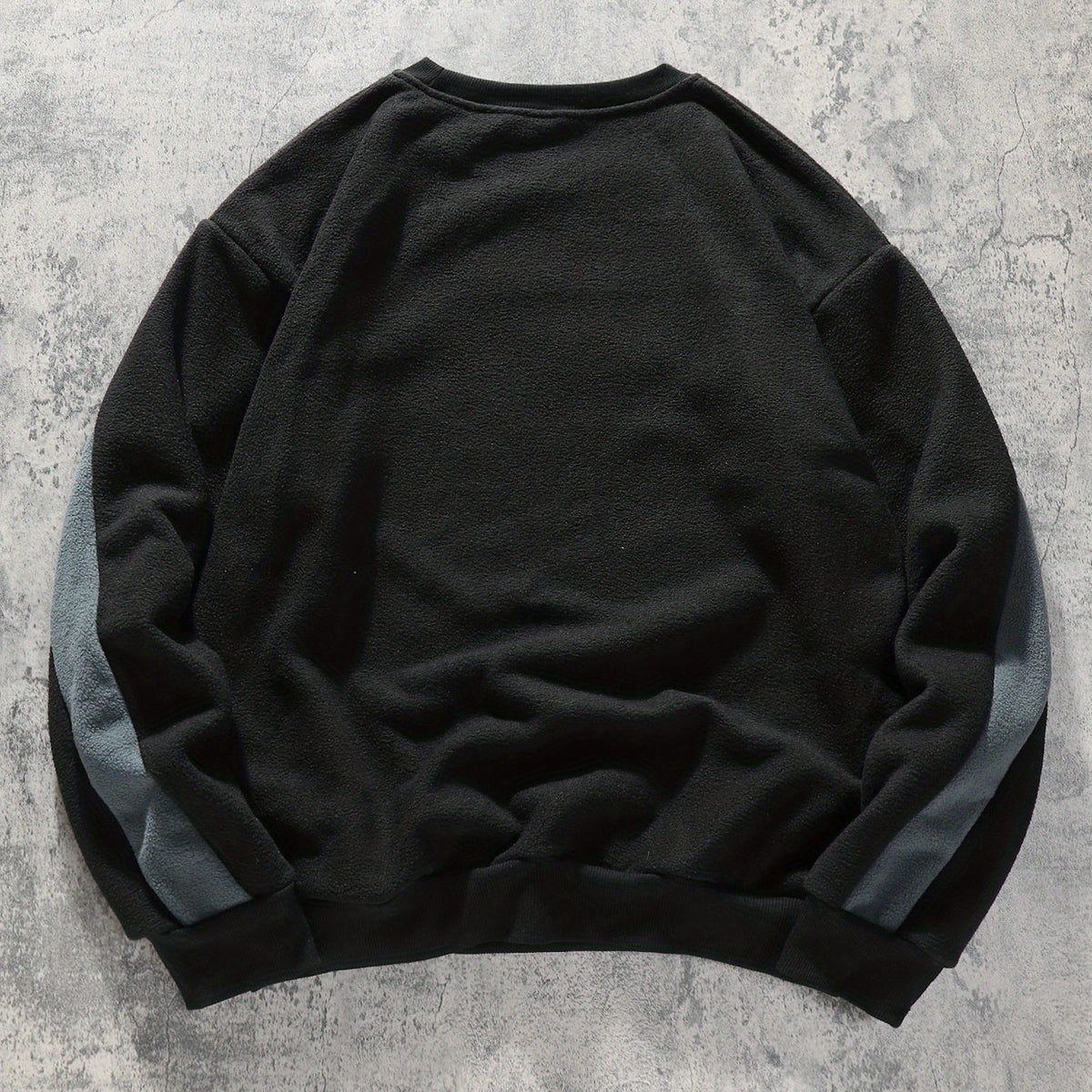 Men’s Color Block Sweatshirt Casual Long Sleeve Crew Neck Top