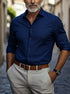 Giuseppe | Men’s Business Shirt – Non-Iron Dress Shirt Anti Wrinkle - Solorfit