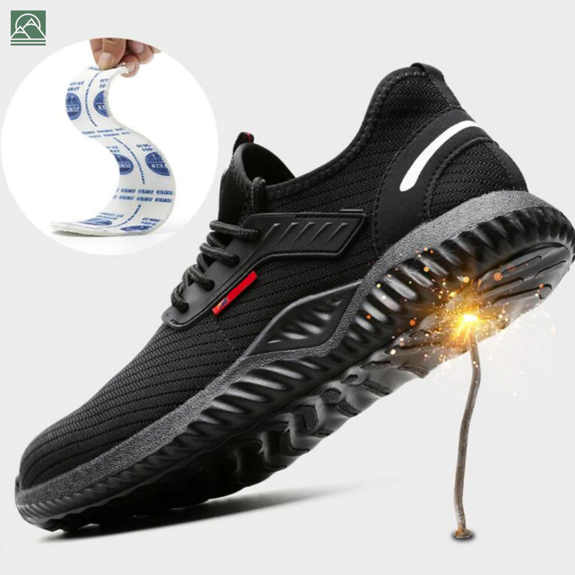 Men’s Lightweight Safety Shoes – Durable Work Footwear with Protective Toe - Solorfit