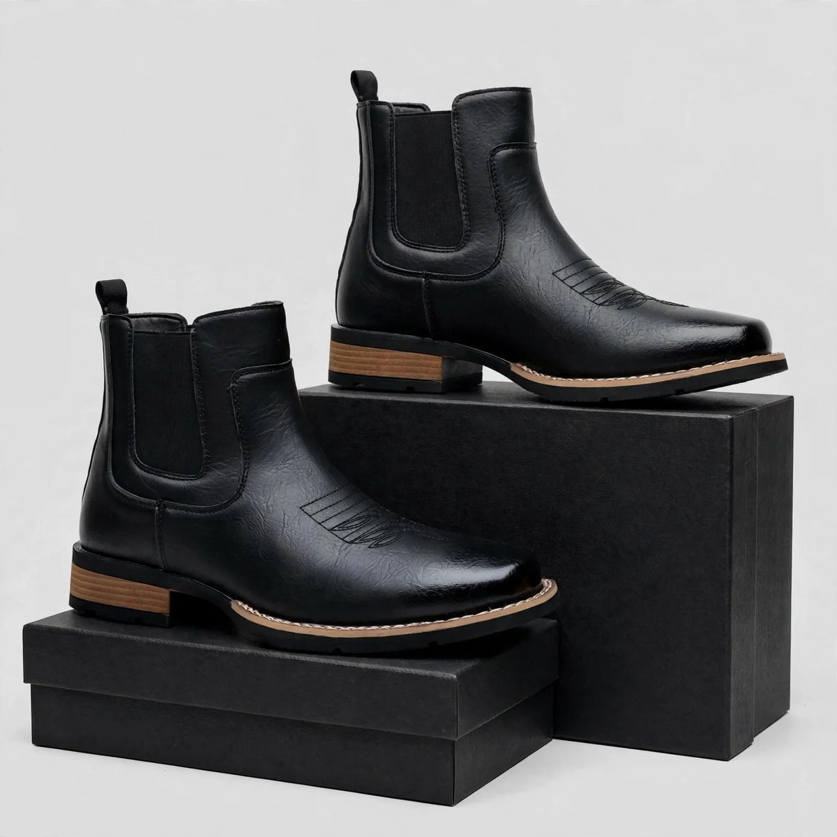 Men’s Chelsea Boots Casual Ankle Boots Everyday Dress Shoes