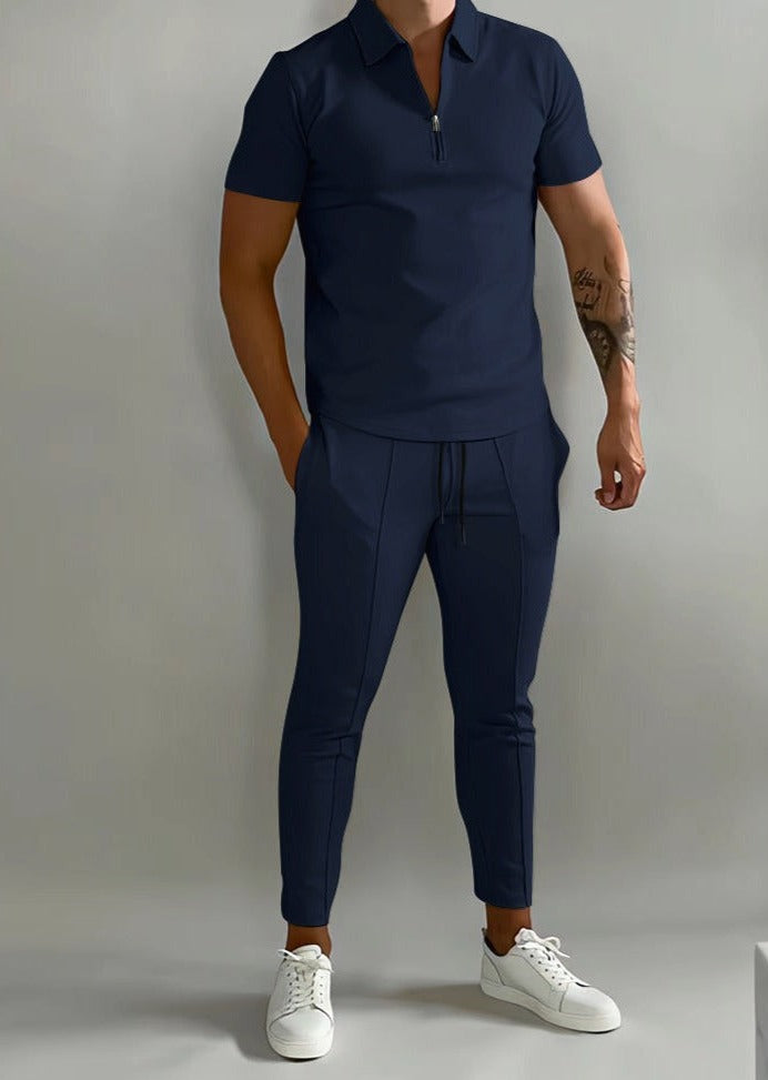 Luxury 2-Piece Men’s Set with Polo and Jogger
