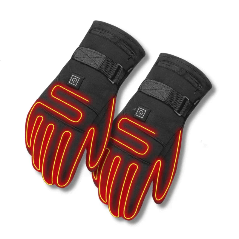 Unisex Heated Gloves Rechargeable Outdoor Sports Gloves