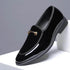 Lusso - Italian style patent Leather Loafers dress shoes for Men - Solorfit