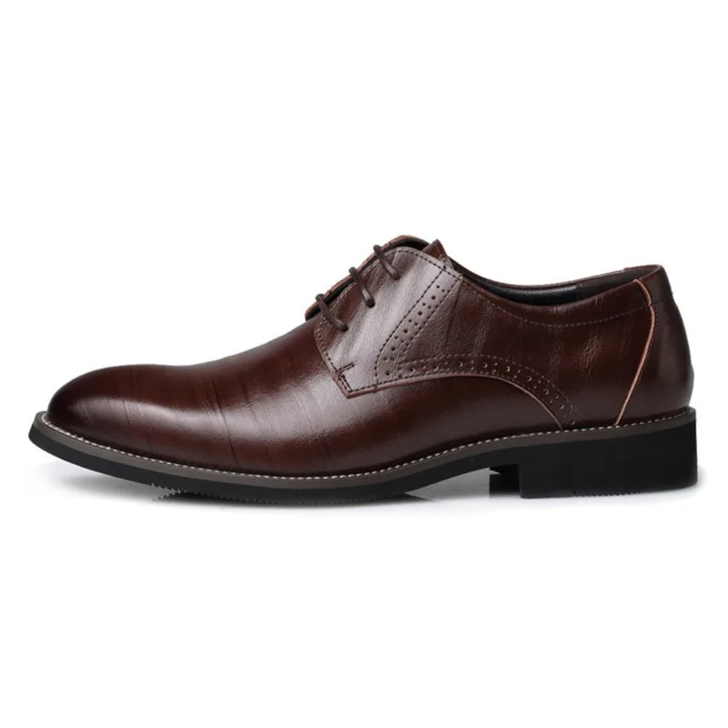 Men's Smart Vegan Leather Oxford Shoes with Classic Lace-Up Closure | Eco-Friendly Materials for All Seasons - Solorfit