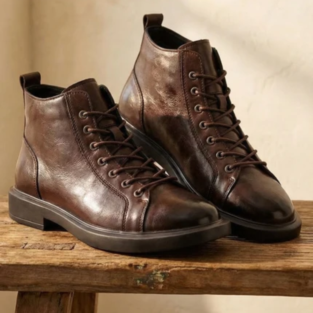 Men’s Ankle Boots Casual Lace Up Dress Shoes Everyday Footwear
