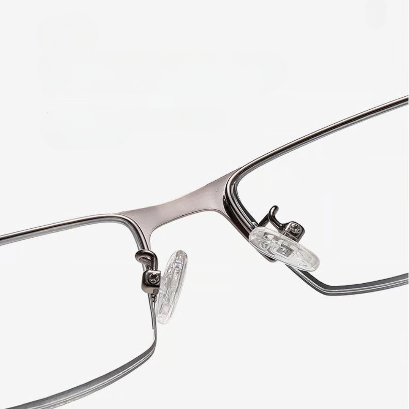 Rectangle Eyeglass Frames Lightweight Half Rim Optical Glasses