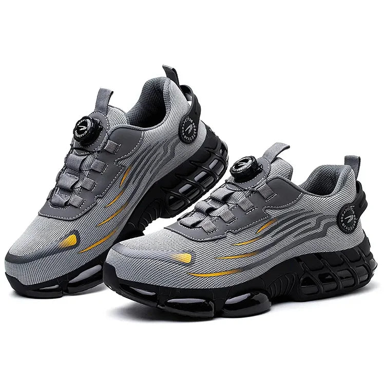 Steel Toe Safety Shoes Outdoor Non-slip Sole Sports Work Shoes - Solorfit