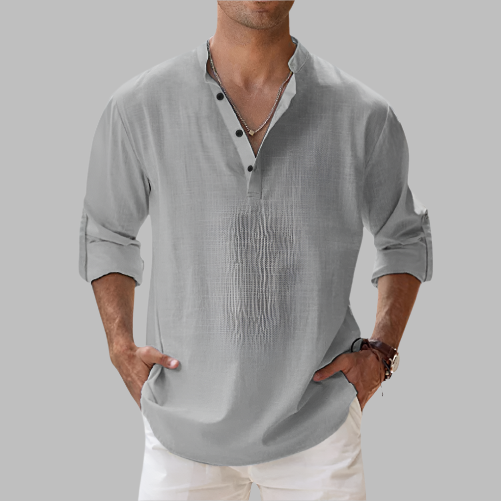Men’s Relaxed Linen Lightweight Summer Shirt