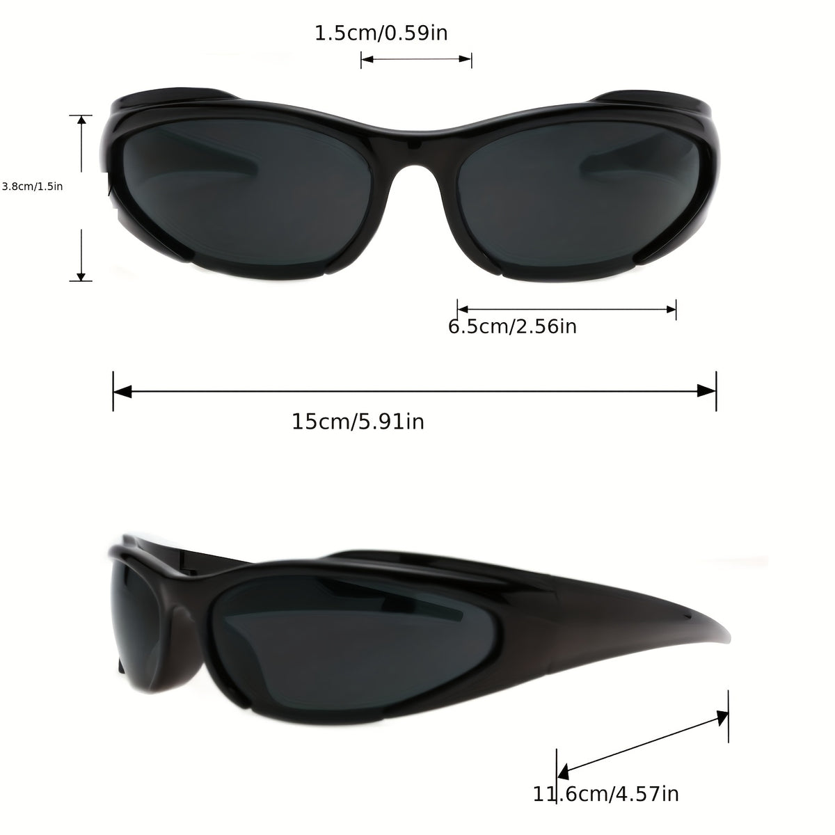 Unisex Slim Fit Sunglasses Casual Outdoor Everyday Eyewear