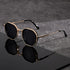 Solorfit | Unisex Polygonal Fashion Glasses – Black Frame with Teal-Tinted Lenses, Lightweight and Durable Eyewear - Solorfit