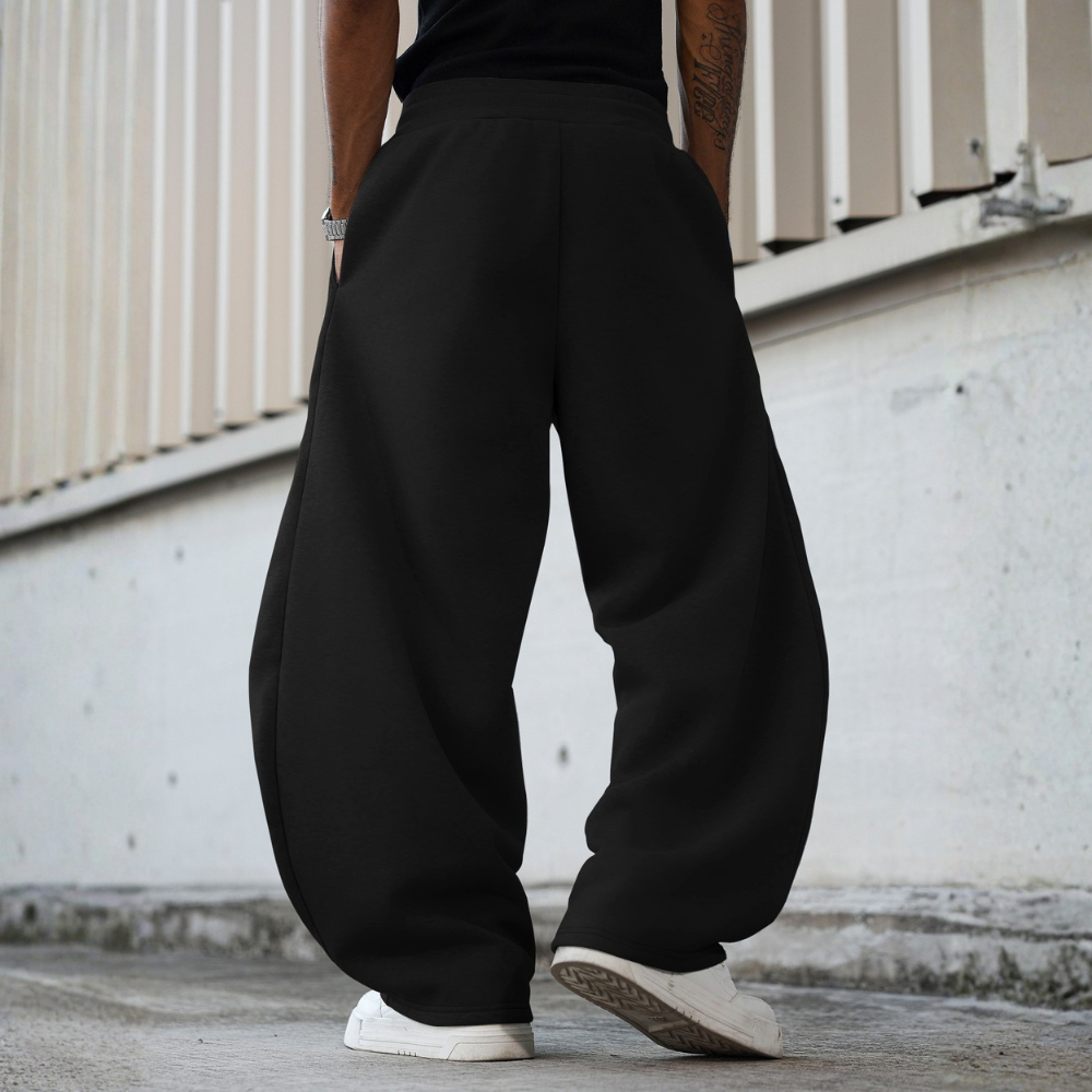 Men’s Wide Leg Sweatpants Casual Loose Fit Jogger Pants Everyday Wear