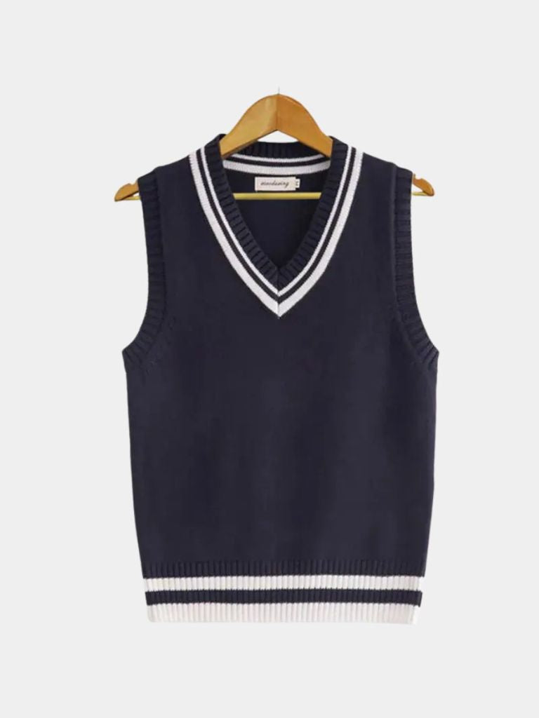 Old Money Essential Knit Vest - Solorfit - Solorfit