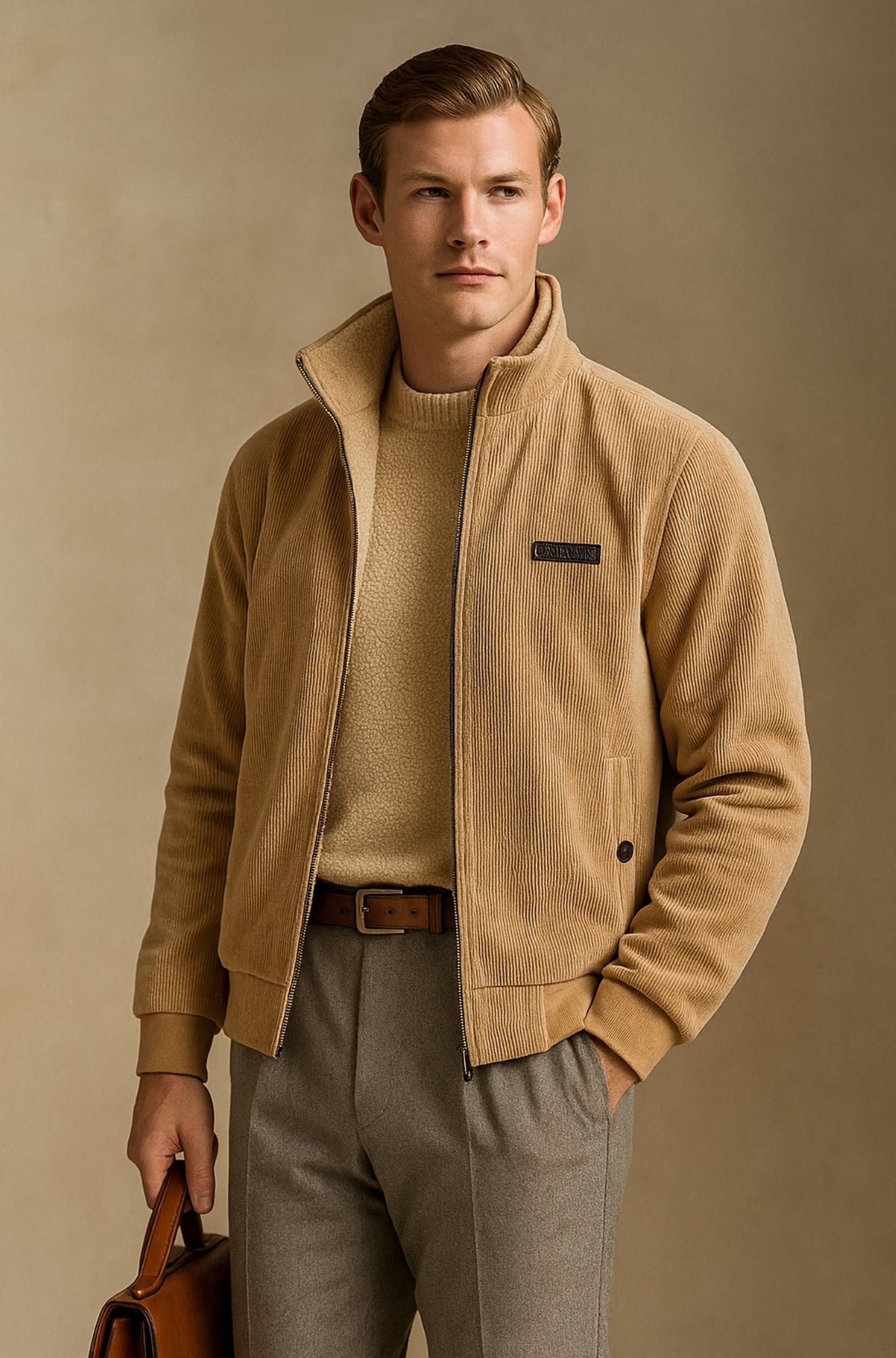 Miles Men’s Jacket – Warm Lined Winter Coat
