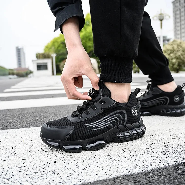 Steel Toe Safety Shoes Outdoor Non-slip Sole Sports Work Shoes - Solorfit