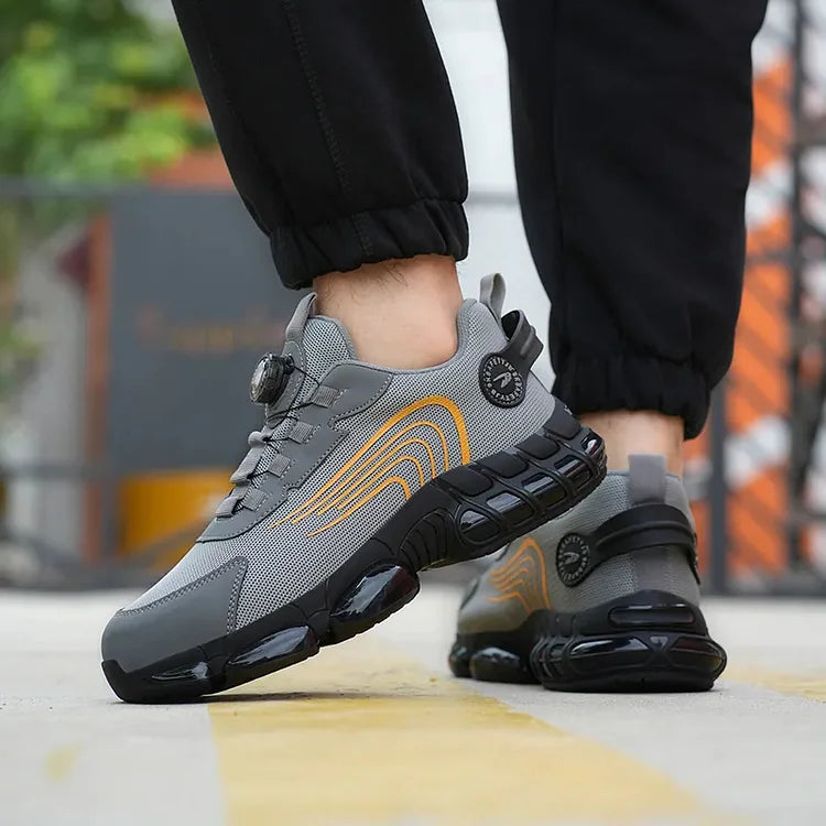 Steel Toe Safety Shoes Outdoor Non-slip Sole Sports Work Shoes - Solorfit