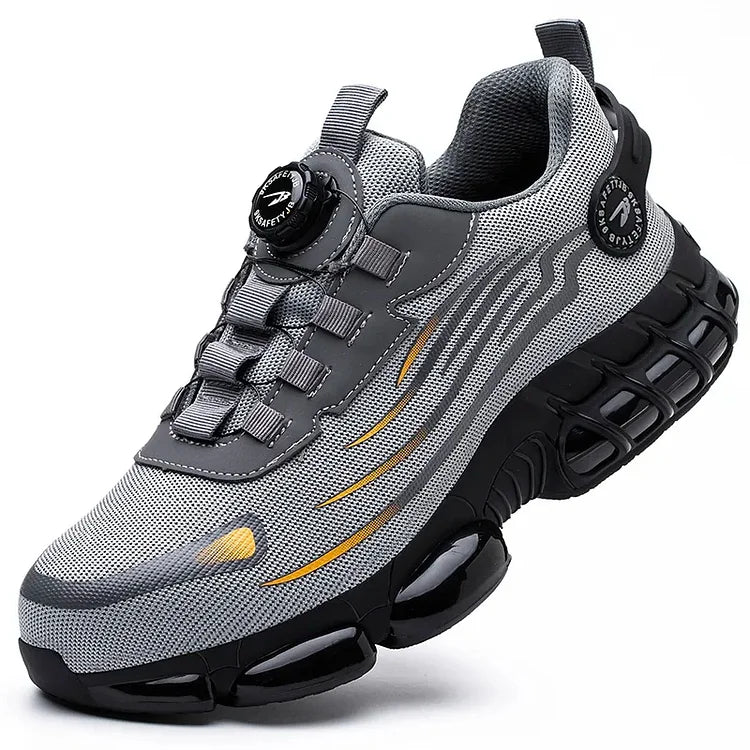 Steel Toe Safety Shoes Outdoor Non-slip Sole Sports Work Shoes - Solorfit