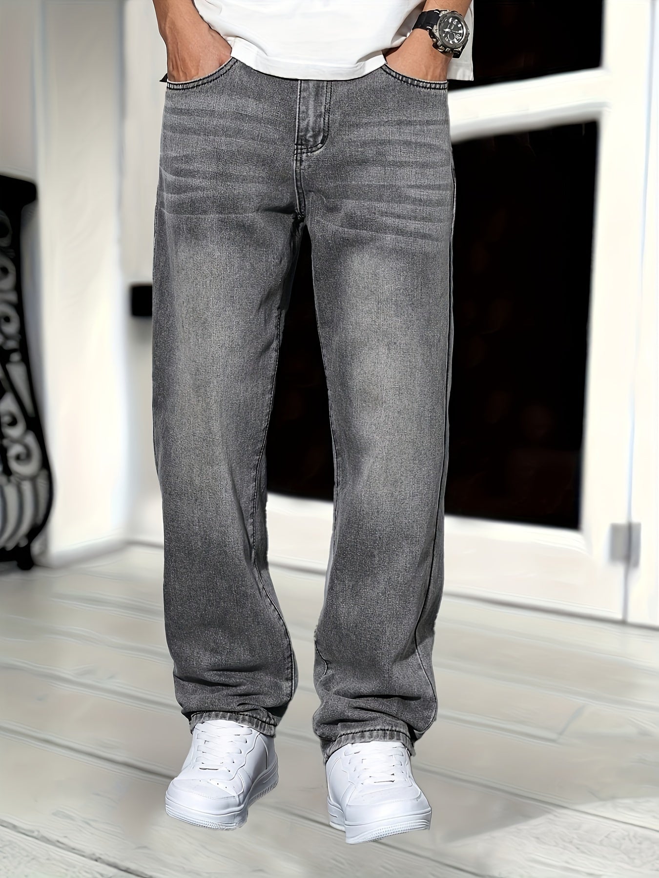 Thijs | Classic Denim Jeans with Straight Fit – Durable, Timeless, and Versatile Everyday Wear - Solorfit
