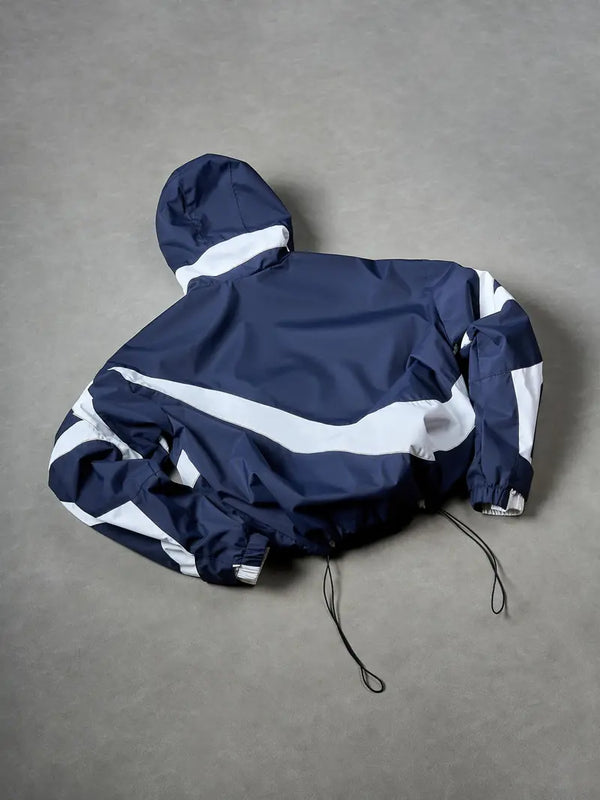 Men’s Hooded Windbreaker Jacket Zip Up Outdoor Casual Coat