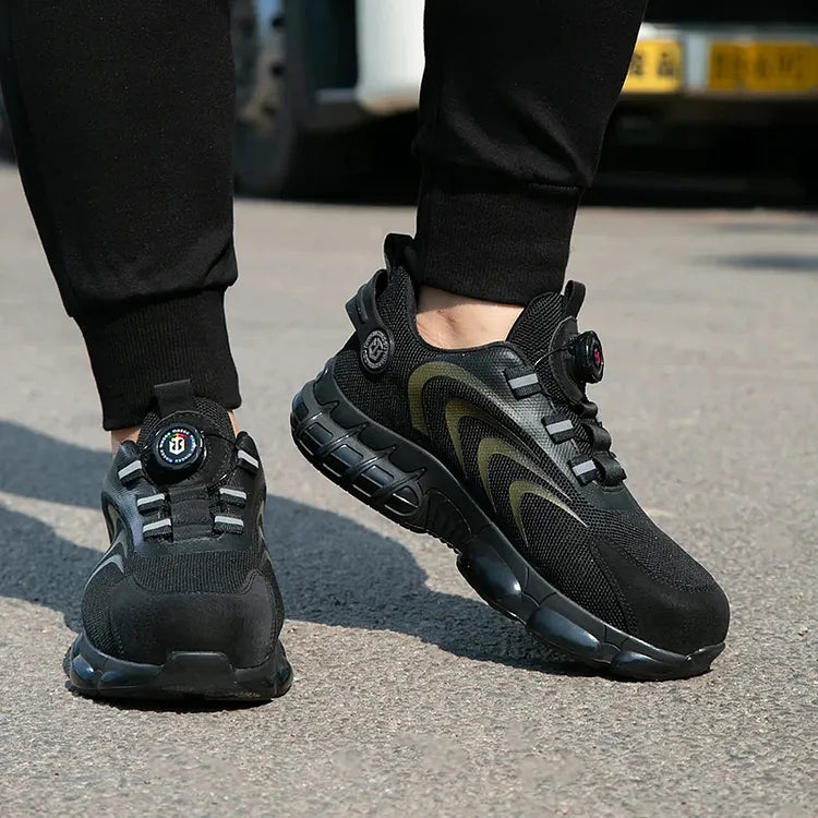 Steel Toe Safety Shoes Outdoor Non-slip Sole Sports Work Shoes - Solorfit