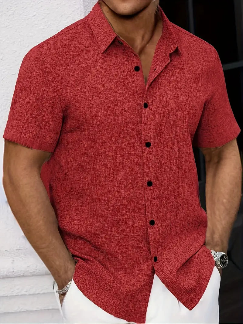 Men’s Lightweight Classic Short Sleeve Shirt – Perfect Summer Top